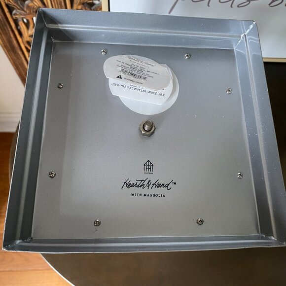 Magnolia Home - Hearth & Hand - Mango Wood & Glass Lantern - Picture 9 of 13